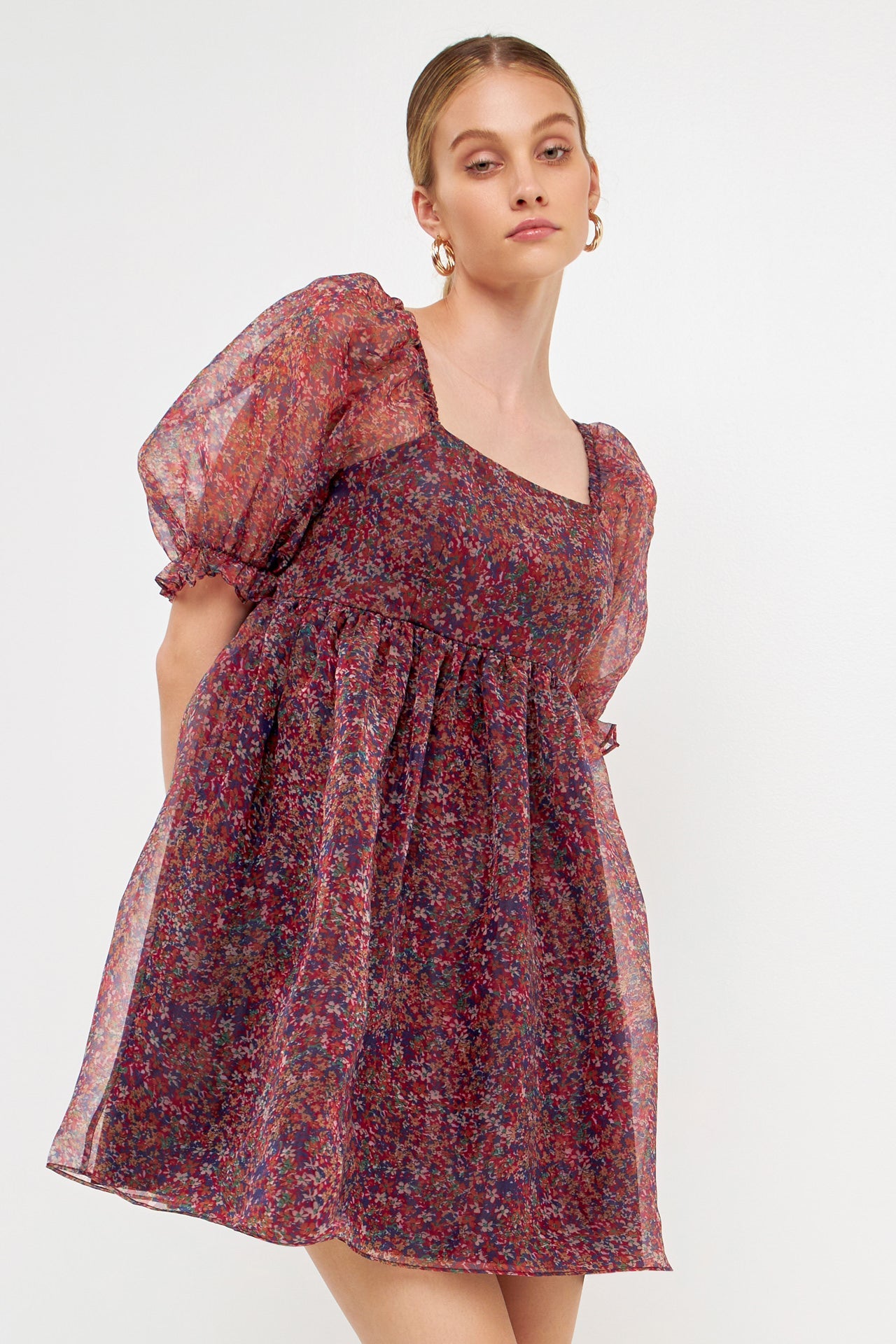 Wild Fable Dress  Dress, Wild fable, Puffed sleeves dress