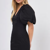 Back Schrunchie Mini Dress