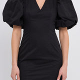 Back Schrunchie Mini Dress